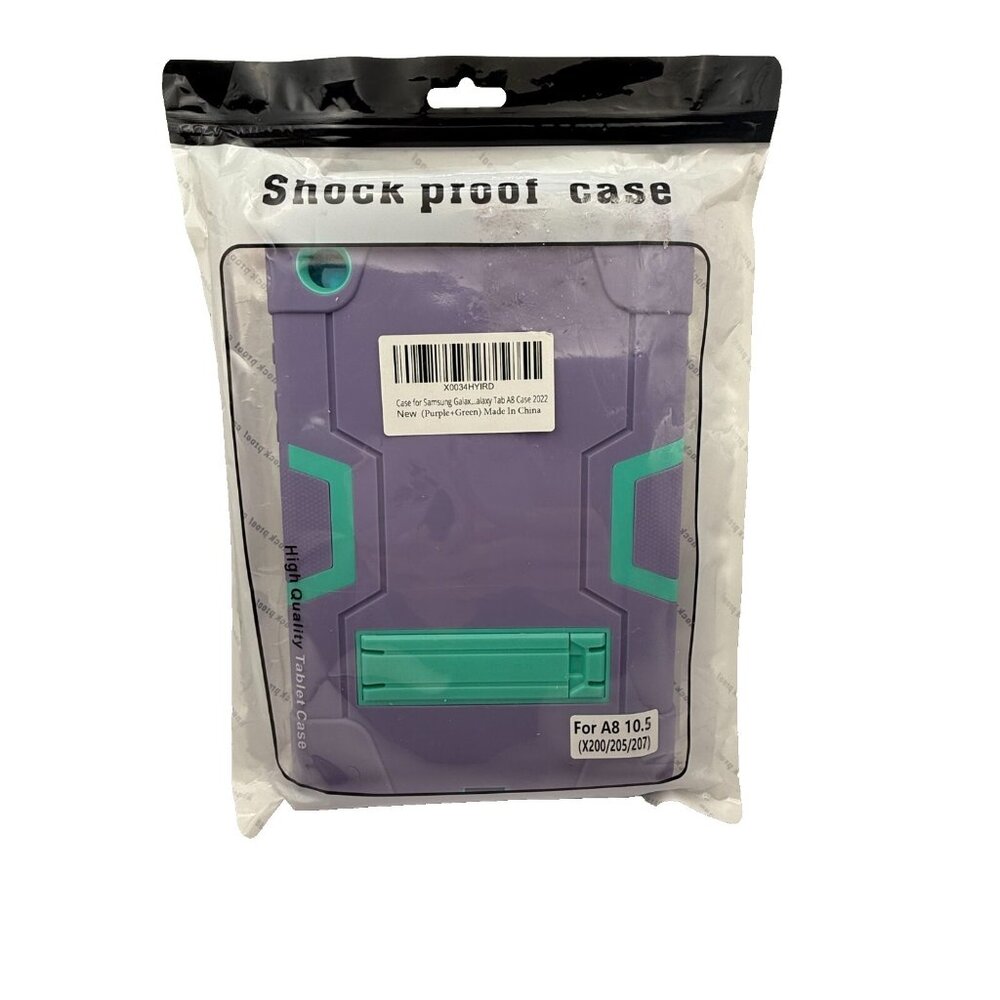 Samsung Galaxy Tablet Case‎ For A8 10.5 Purple with Green Trim NEW